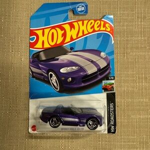 715-PHM 2023 Hot Wheels New Dodge Viper RT/10 Purple, Hw Roadsters 7/10